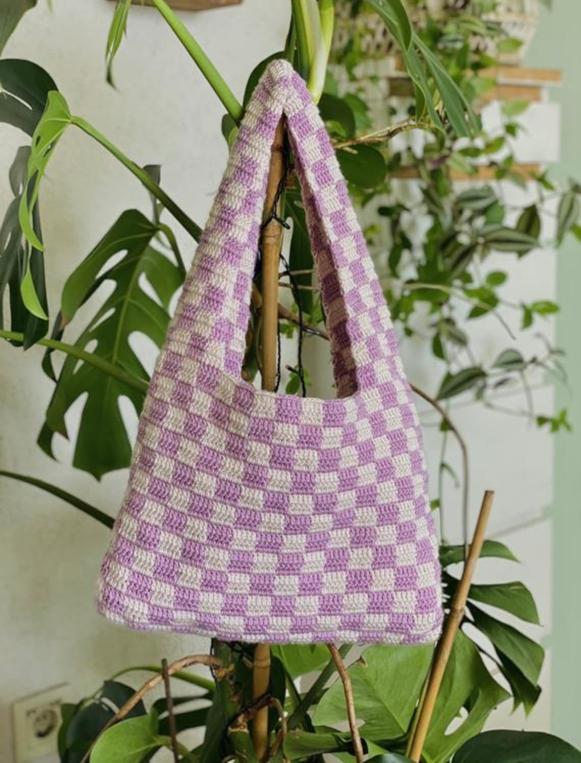 Gehäkelte Strandtasche Damen - Beige Mesh Tote Bag Für Urlaub & Alltag