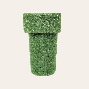 This is a set of 4 floral foam vase inserts for cemetery arrangements. image 2