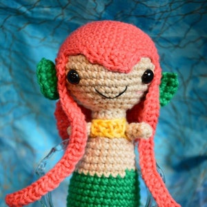 Sweet Crochet Mermaid Doll *PATTERN ONLY*