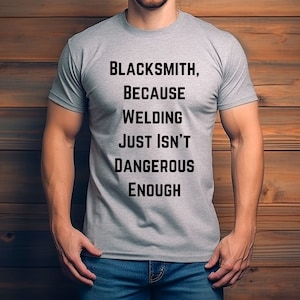 Funny Blacksmith Shirt Bladesmith Farrier Knife Maker Metal Worker Iron Worker Christmas Gifts Unisex Heavy Cotton Tee image 1