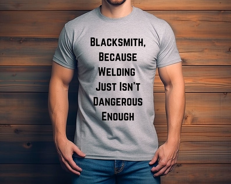 Funny Blacksmith Shirt Bladesmith Farrier Knife Maker Metal Worker Iron Worker Christmas Gifts Unisex Heavy Cotton Tee image 1