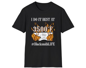 I Do It Best Funny Blacksmith Shirt Forging Bladesmith Farrier Knife Maker Metal Worker Iron Worker Christmas Gifts Unisex Heavy Cotton Tee