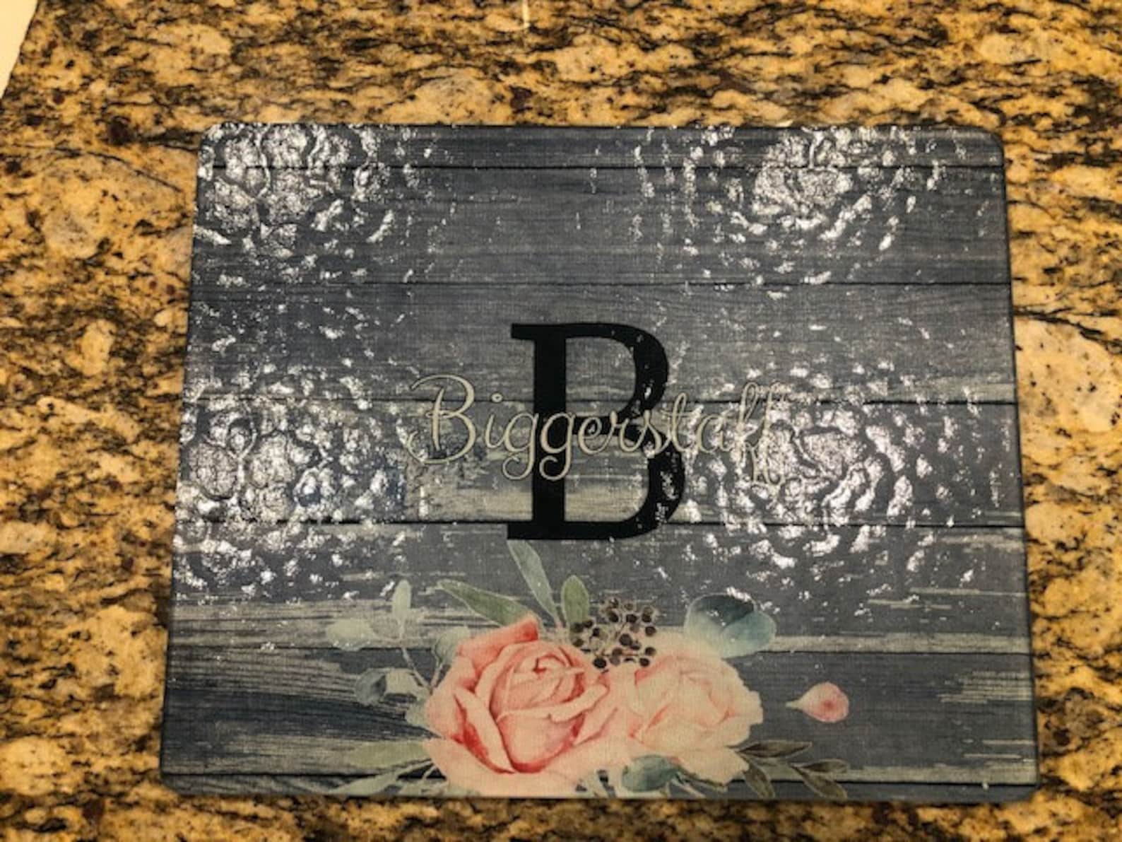 Personalized Glass Cutting Board Etsy