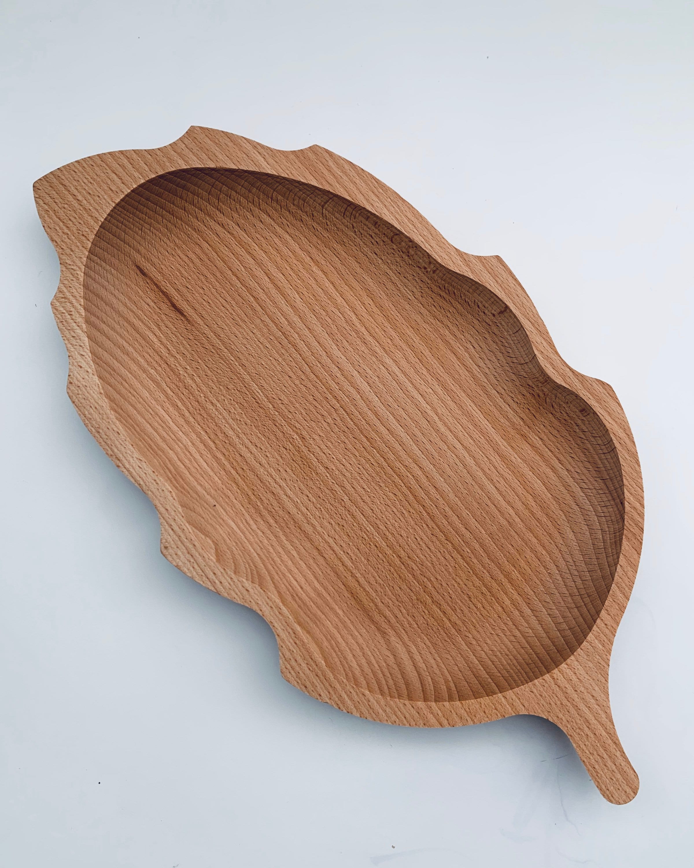 Wooden Leaf Tray for Sensory Play Play Dough and Sensory Etsy UK