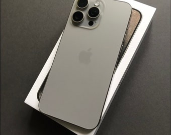 iPhone 15 Pro Max - 256gb Natural Titanium - New Boxed Apple