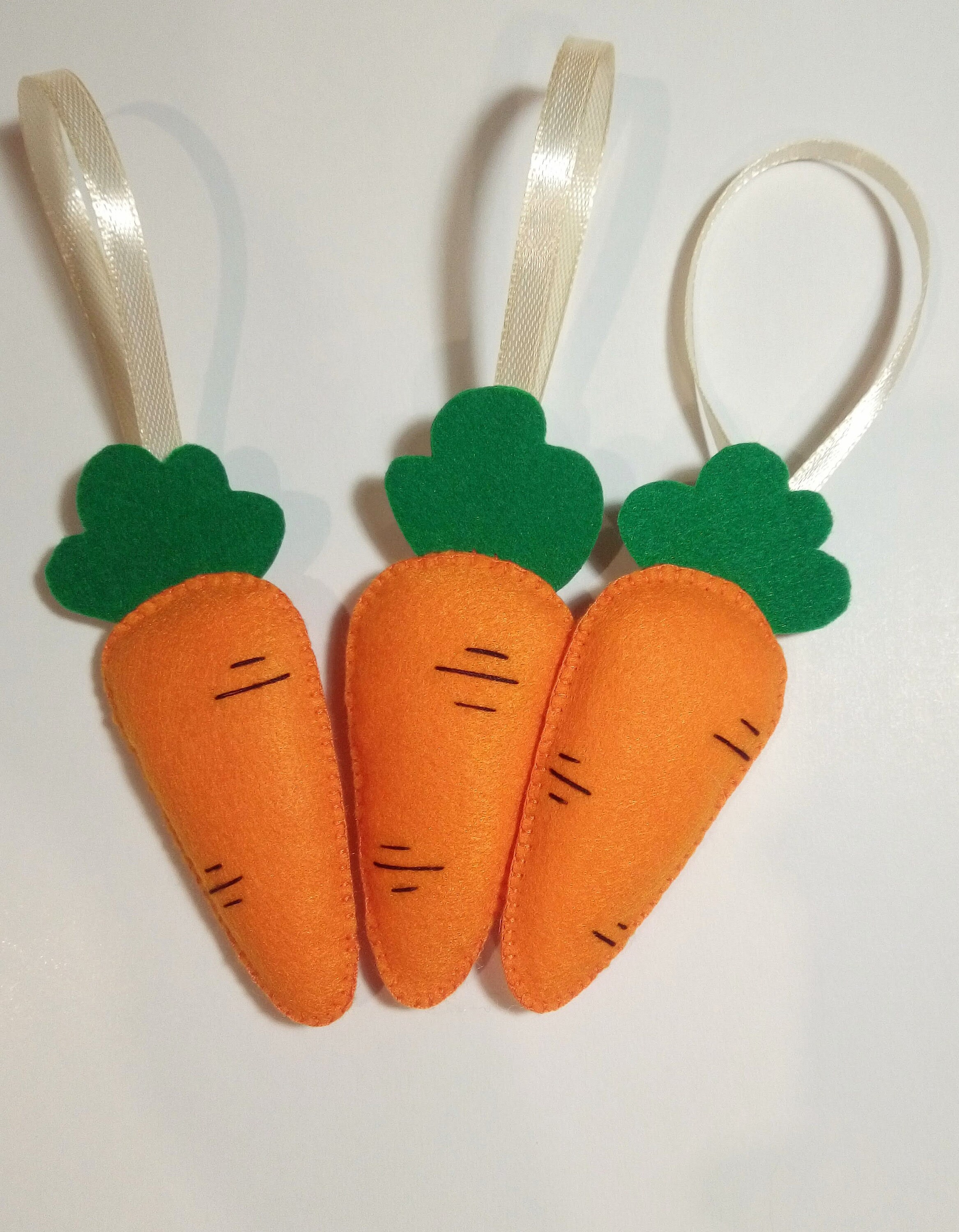 Carrot ornaments Easter tree decorations Easter carrot Etsy