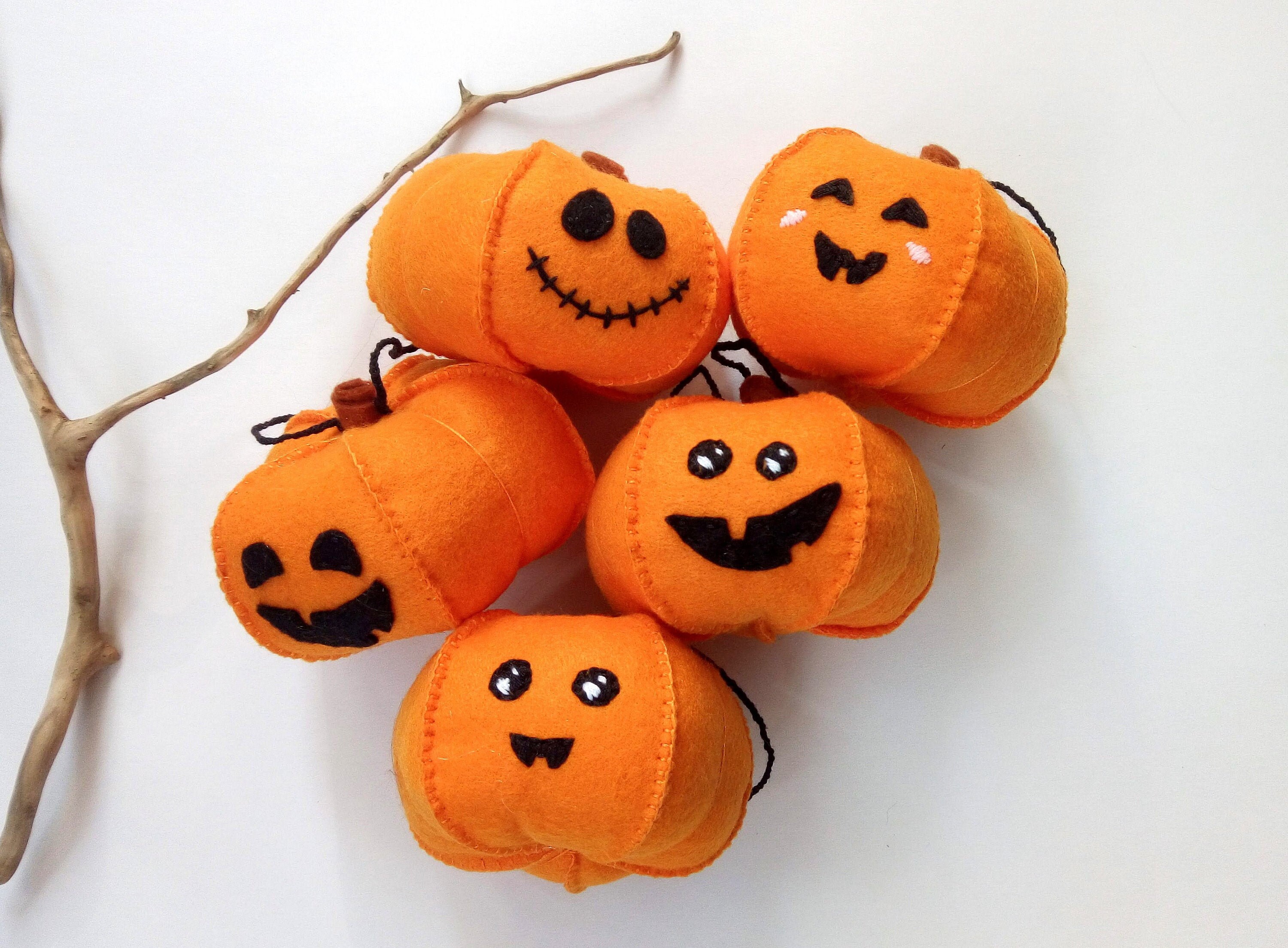 Halloween tree ornaments Halloween tree decorations Pumpkin | Etsy
