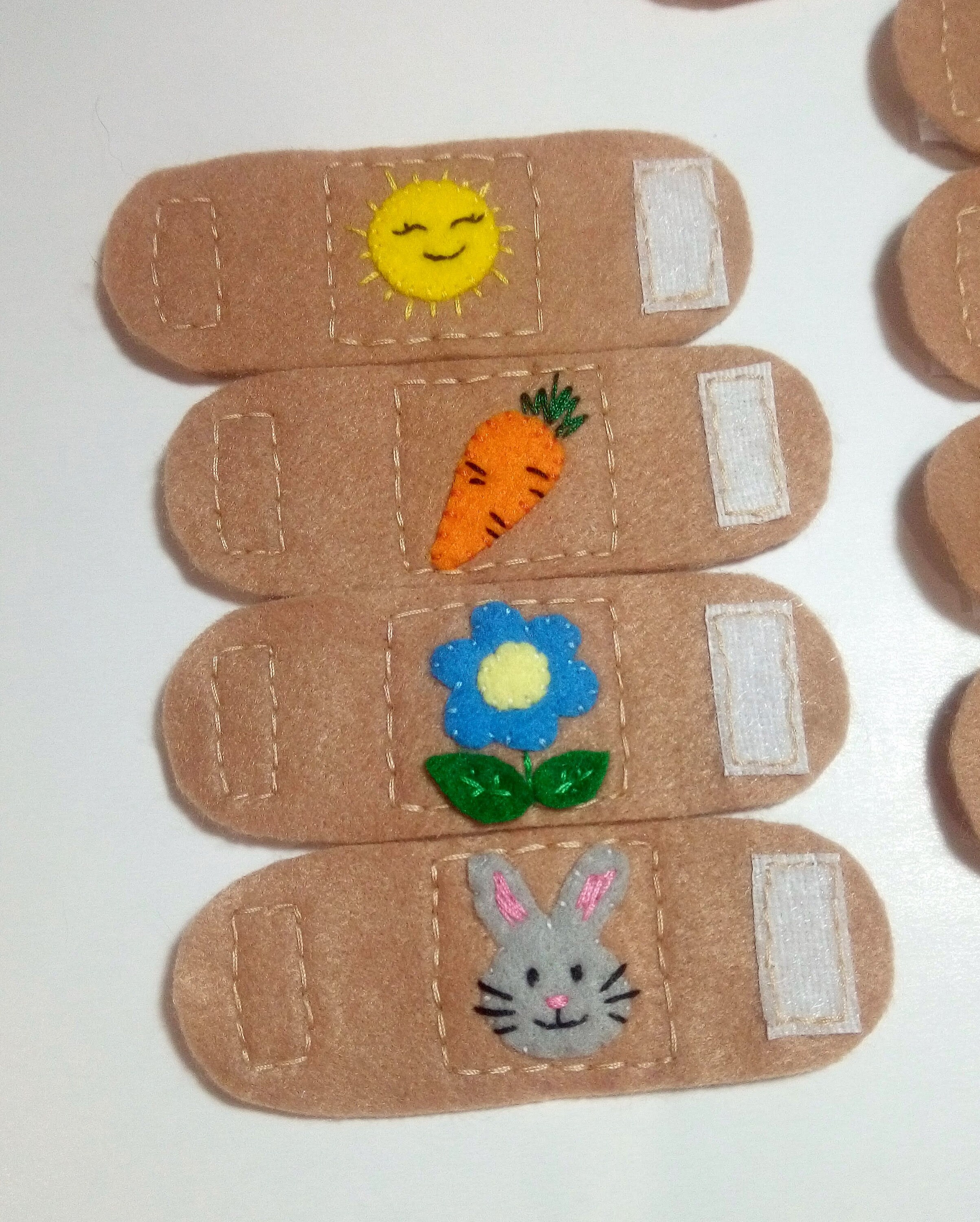Toy Bandaids Felt Band Aid Easter Spring Theme Kids Doctor Etsy Denmark