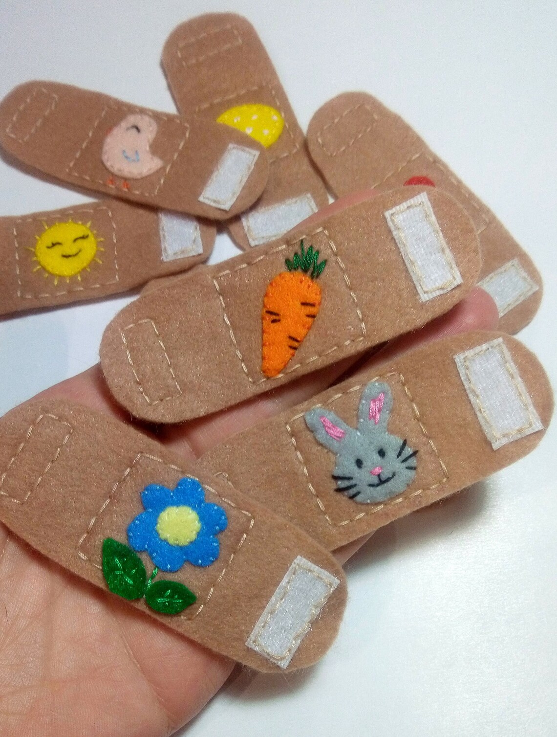 Toy Bandaids Felt Band Aid Easter Spring Theme Kids Doctor Etsy Denmark