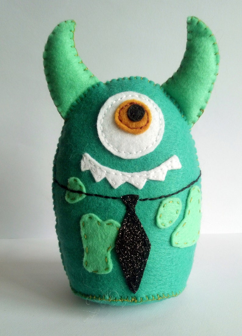 Felt monster Cute monster family Felt monster toy Gift for | Etsy