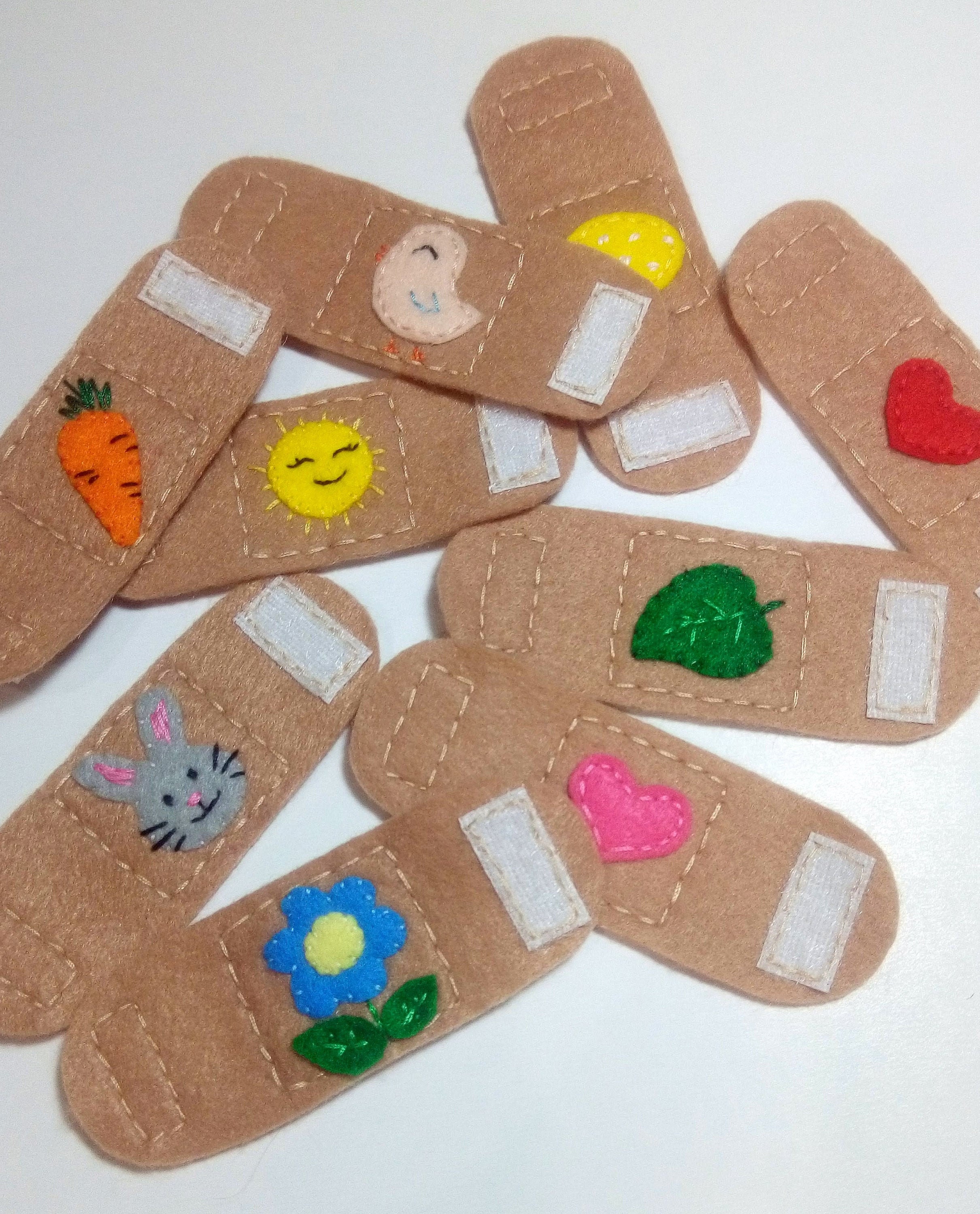 Toy Bandaids Felt Band Aid Easter Spring Theme Kids Doctor Etsy Denmark