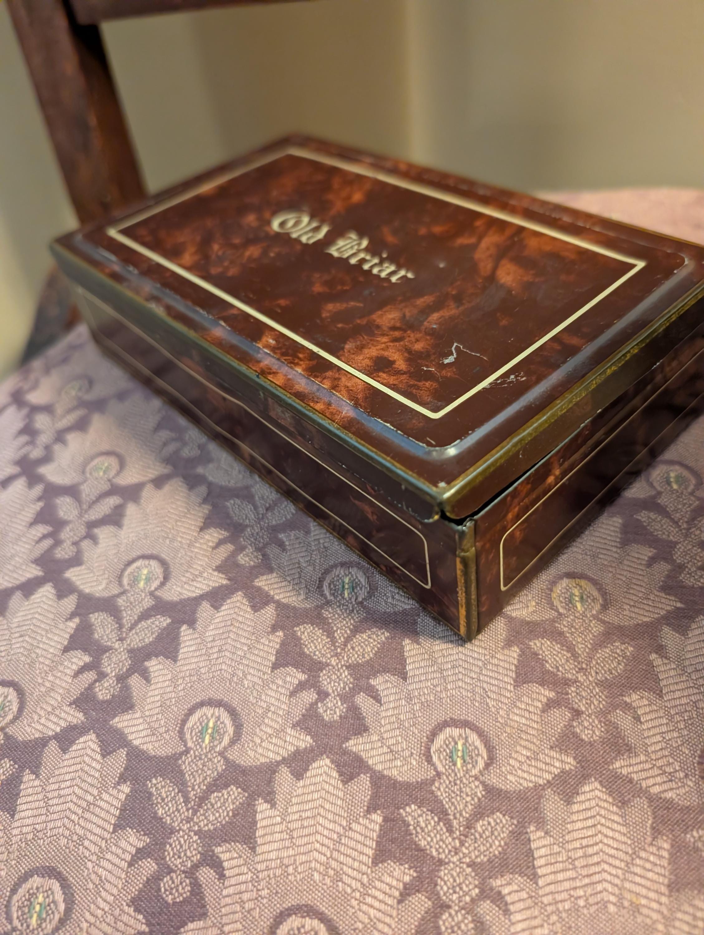 old briar tobacco tin Old Briar Tin