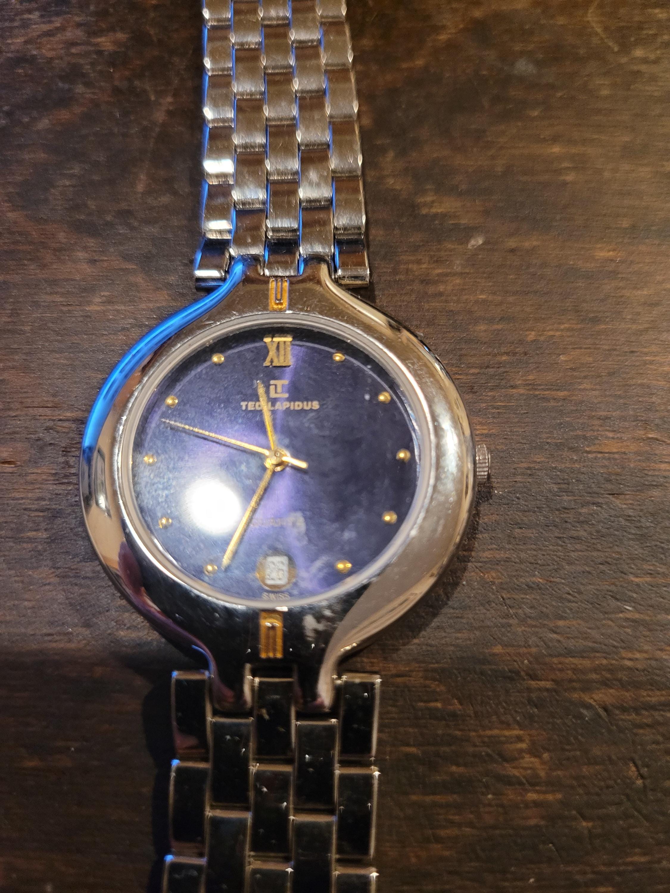 Mens Ted Lapidus Watch - New Battery - Etsy