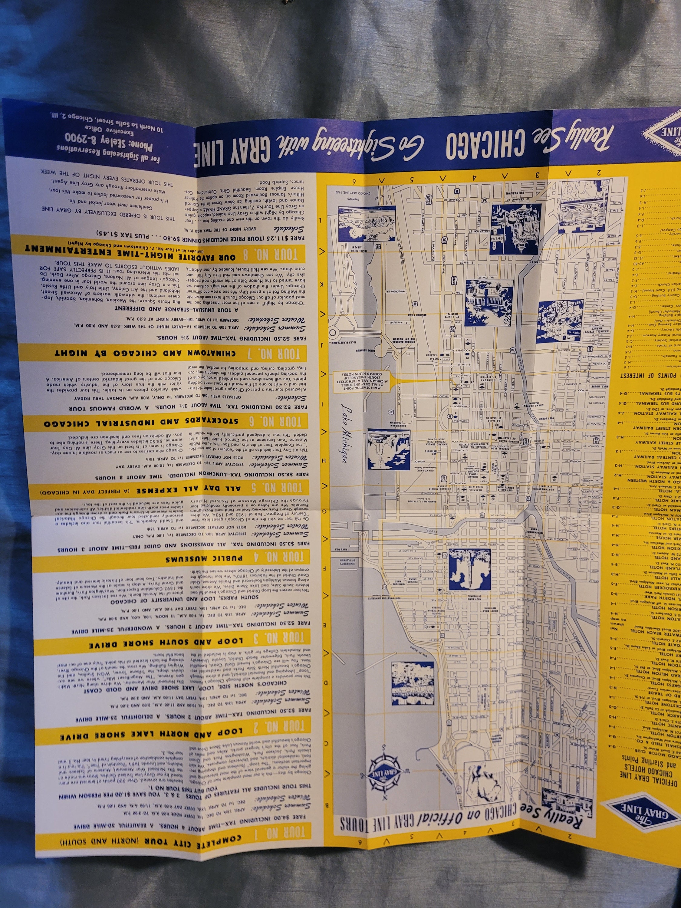 5 Mid Century Chicago Area Maps - Etsy