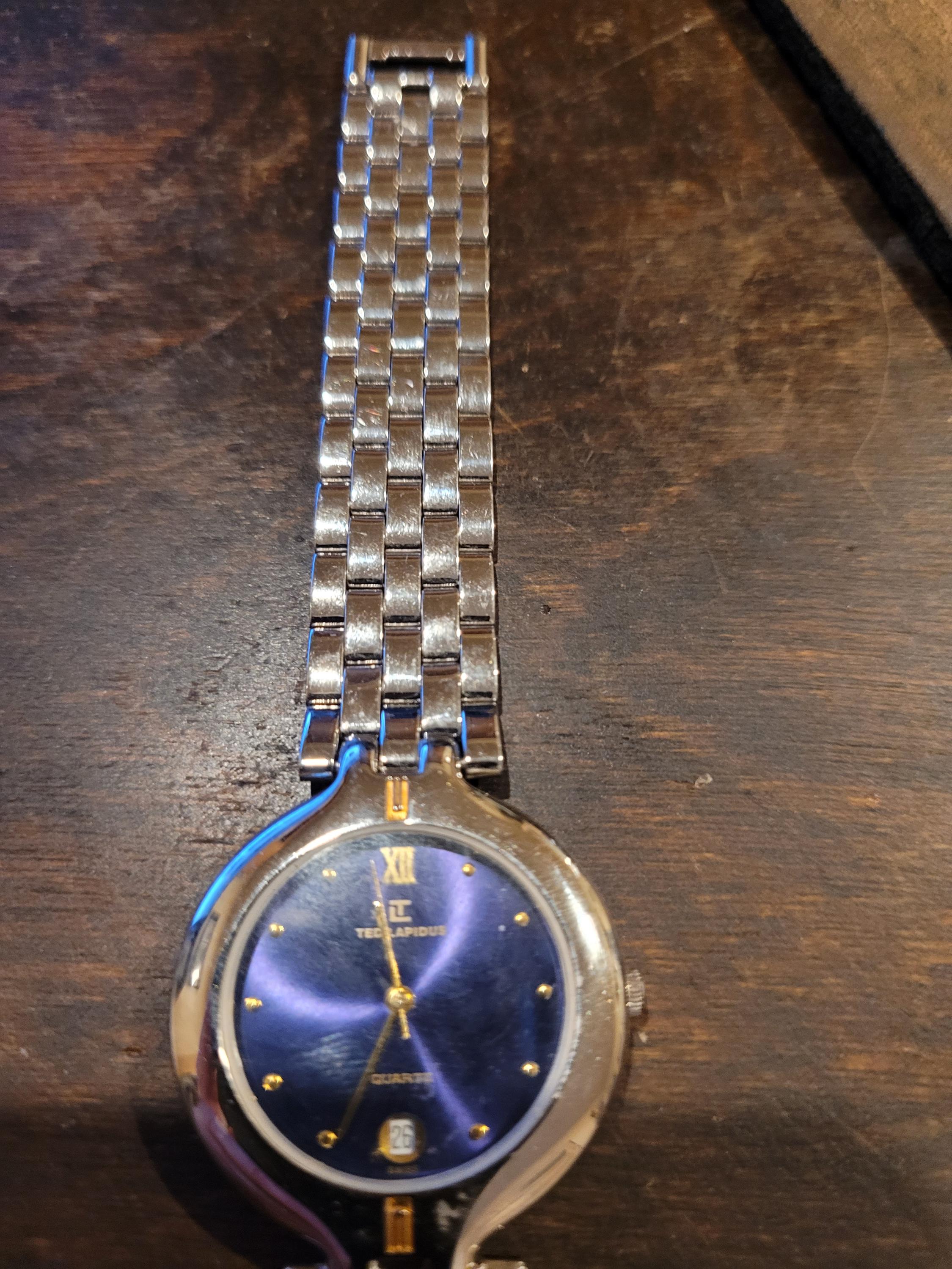 Mens Ted Lapidus Watch - New Battery - Etsy