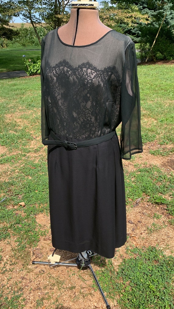 Amy Adams Black Lace Dress - image 1