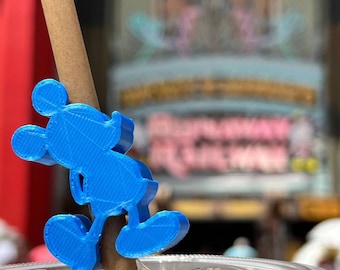 Mickey Mouse Amuleto de paja de cuerpo completo