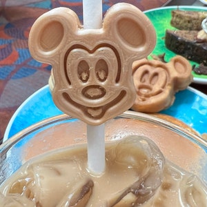 Mickey Waffle Straw Charm