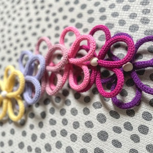 Knitted Wire Flower Etsy