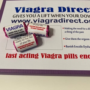 Prank Mail - VIAGRA - Funny Gift, joke, gag  100% anonymous, send directly to your victim INC PILLS