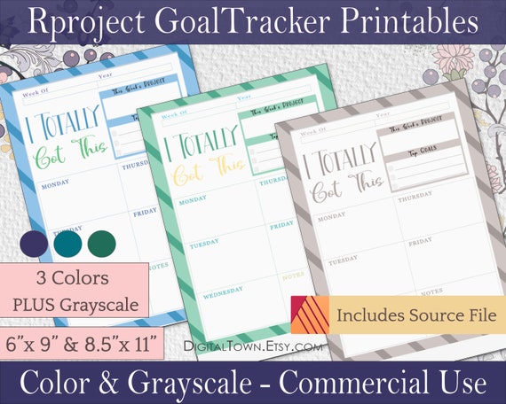 Project Goal Printables Kdp Interior Template For Low Content Etsy Project Goal Printables Kdp Interior Template For Low Content Etsy