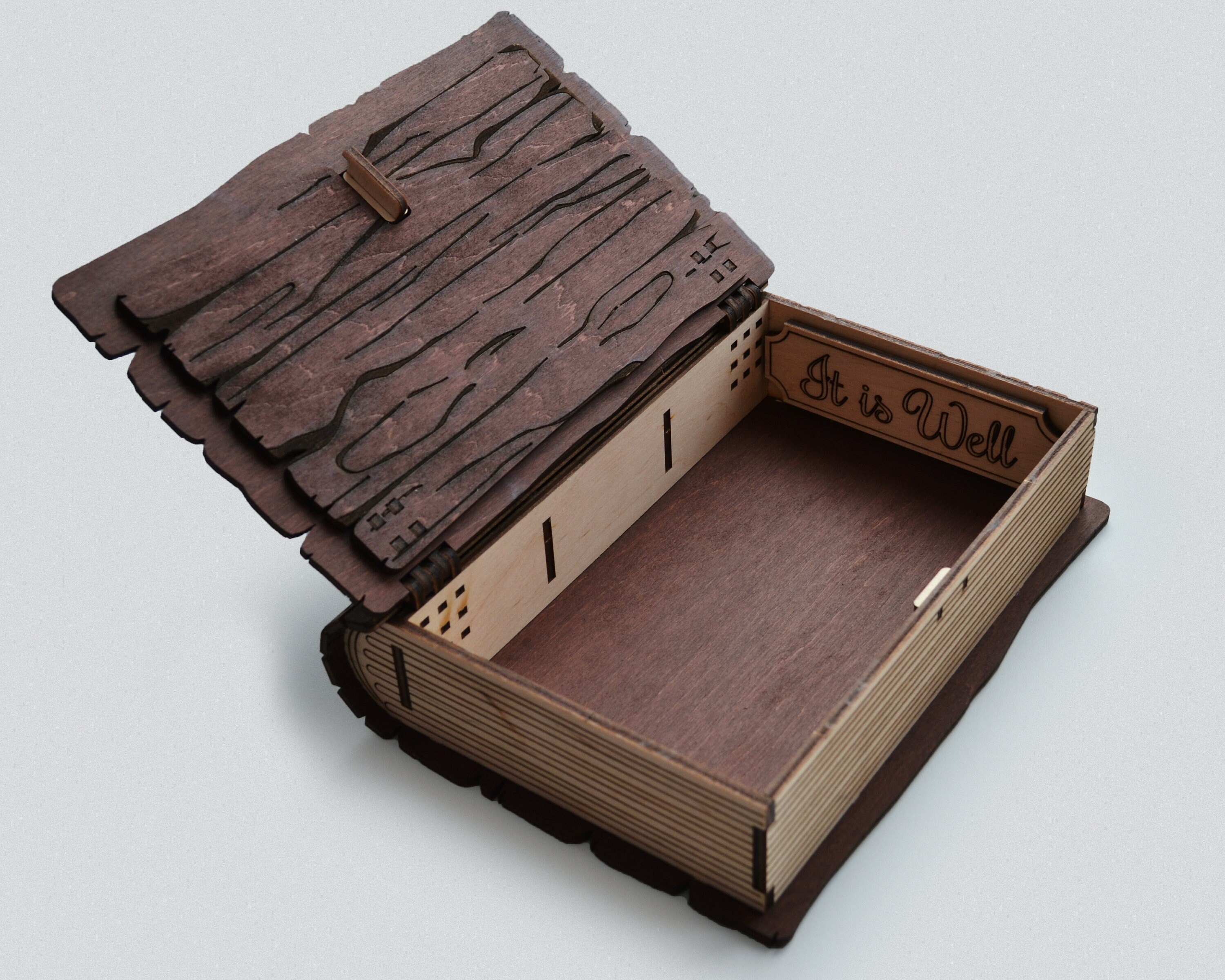 Boîte à livres décorative. Boîtecadeau en bois Etsy