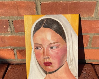 Custom Portrait from Photo, Oil Painting Portrait for Wedding Anniversary, Memorial Gift, On Canvas Ready to Hang