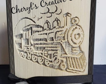 Steam Engine Book Fold Pattern