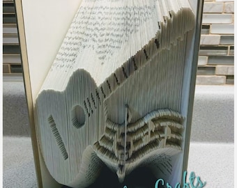 Patrón de plegado del libro de notas acústicas