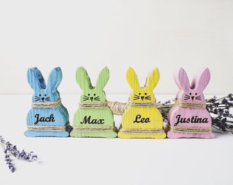 Personalized Easter Bunny, Farmhouse Easter, Easter Decor, Personalized Easter Peeps