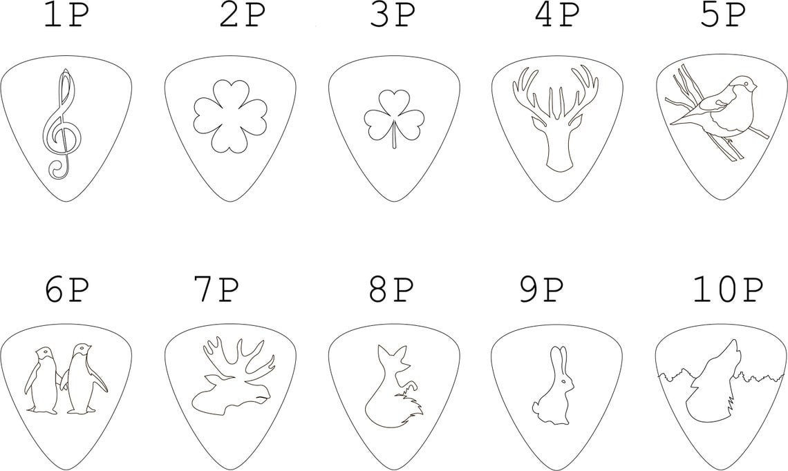 Personalized Guitar Pick With Case Wooden Guitar Pick Etsy UK