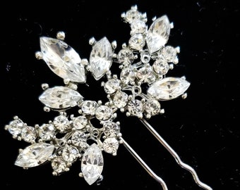 DISCOUNTED Guardian Angel Hairpin ~ Bridal ~ Swarovski Crystal ~ Rhinestone ~ Vintage Bridal ~ Bridesmaids ~ HEADPIECE HEAVEN