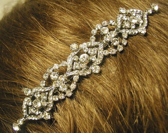 DISCOUNTED Bridal Mini Comb ~ Swarovski Crystal ~ Rhinestone ~ Vintage Bridal ~ Chignon ~ Bridesmaids ~ HEADPIECE HEAVEN
