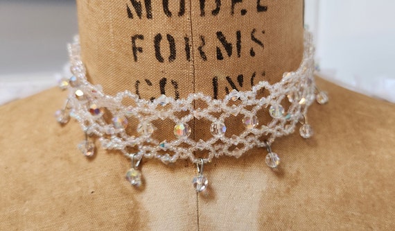 SAMPLE SALE ~ Hand-Beaded Swarovski Crystal & See… - image 1