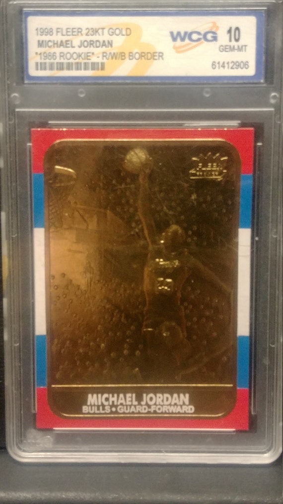 1998 Fleer 23K Gold Michael Jordan 
