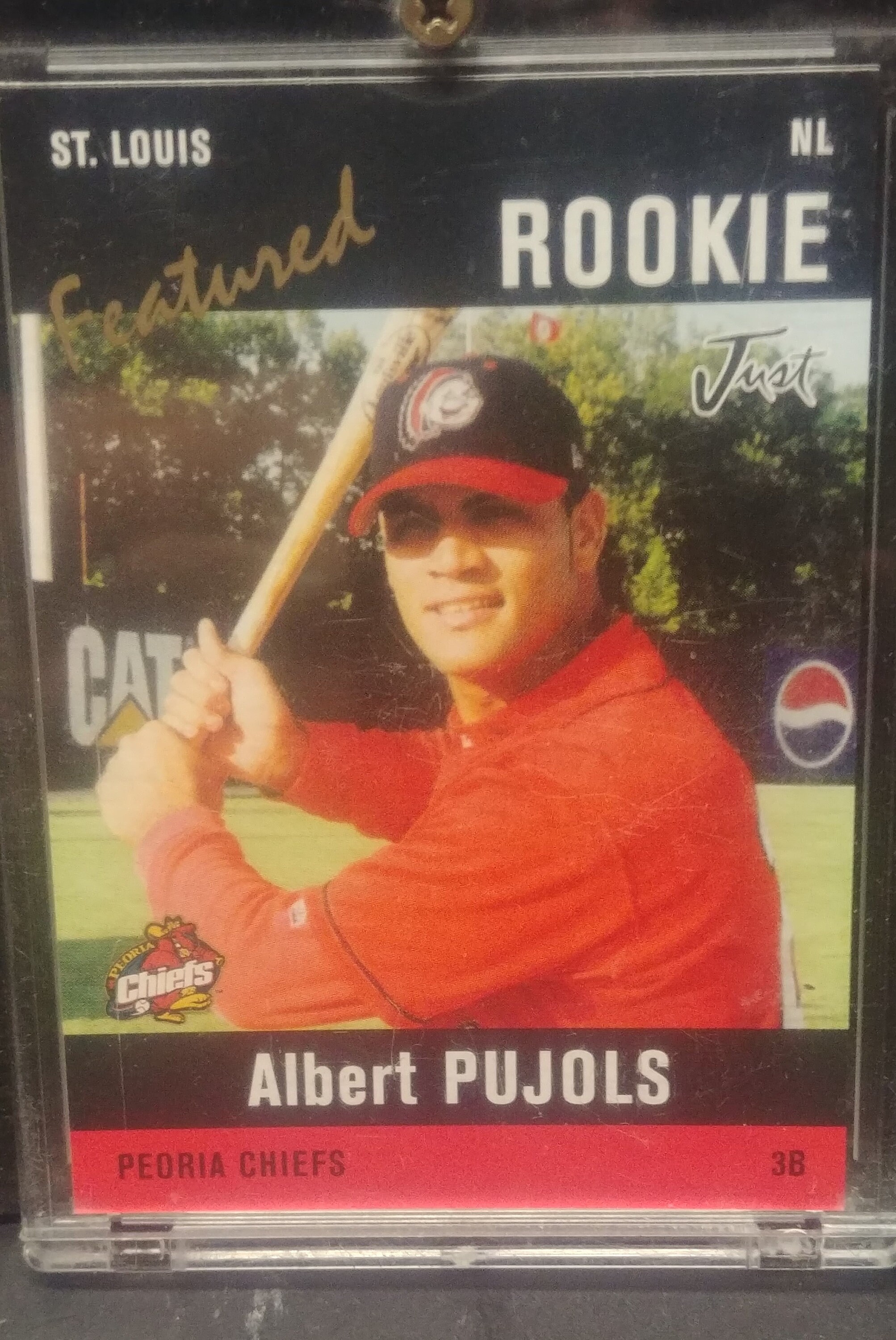 Albert PUJOLS Rookie Card Peoria Chiefs Etsy Canada
