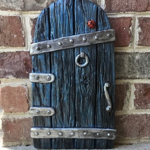 Large Fairy Door, Garden, Gnome Door. 14” tall by 8” wide, indoor, out door yard decorations, fairy, gnome garden