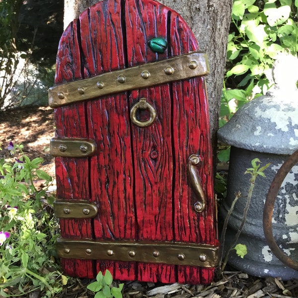 Large Fairy Door, Garden Gnome Door. 14” tall by 8” wide