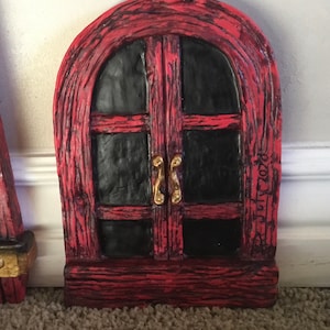 Large Fairy WINDOWS, Garden, Gnome Windows. 8”tall 2 Windows included.