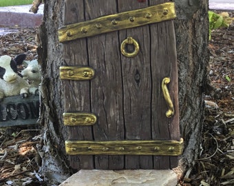 Large Fairy Door, Garden, Gnome Door. 14” tall by 8” wide