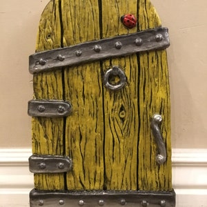 Large Fairy Doors and Windows, Garden, Gnome Door. 14” tall with 2 Windows