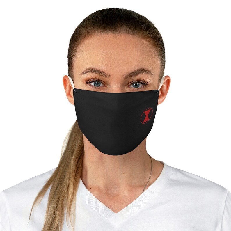 Black Widow Face Mask Etsy