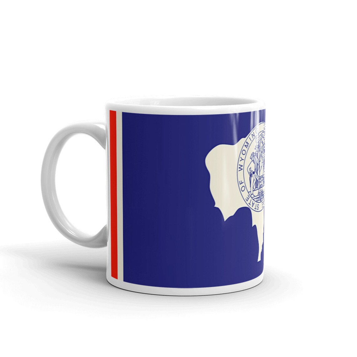 Wyoming Flag Full Wrap Coffee Mug Wyoming Coffee Mug Wyoming Etsy