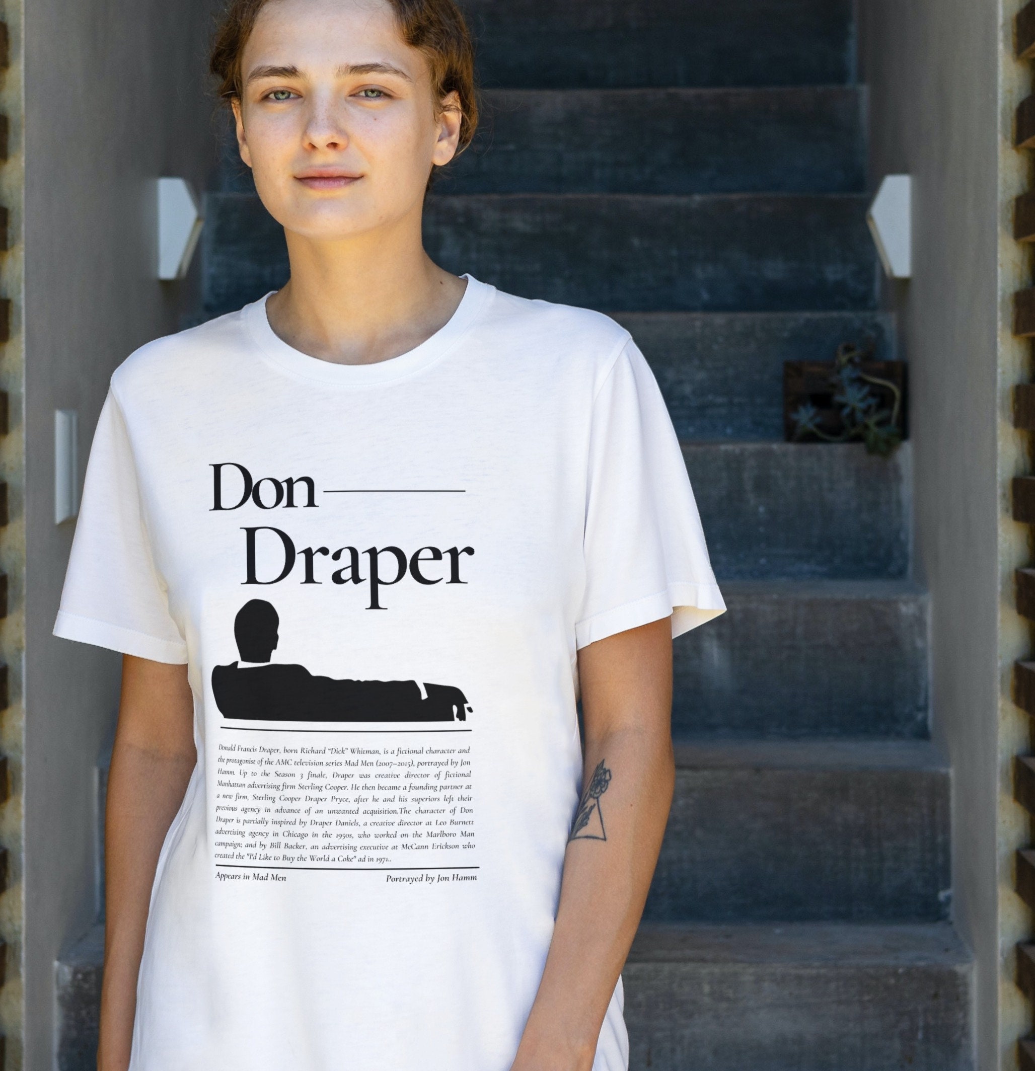 GDLK Sterling Cooper Draper Pryce As Seen in Mad Men Cult TV Don Draper Black T-Shirt 