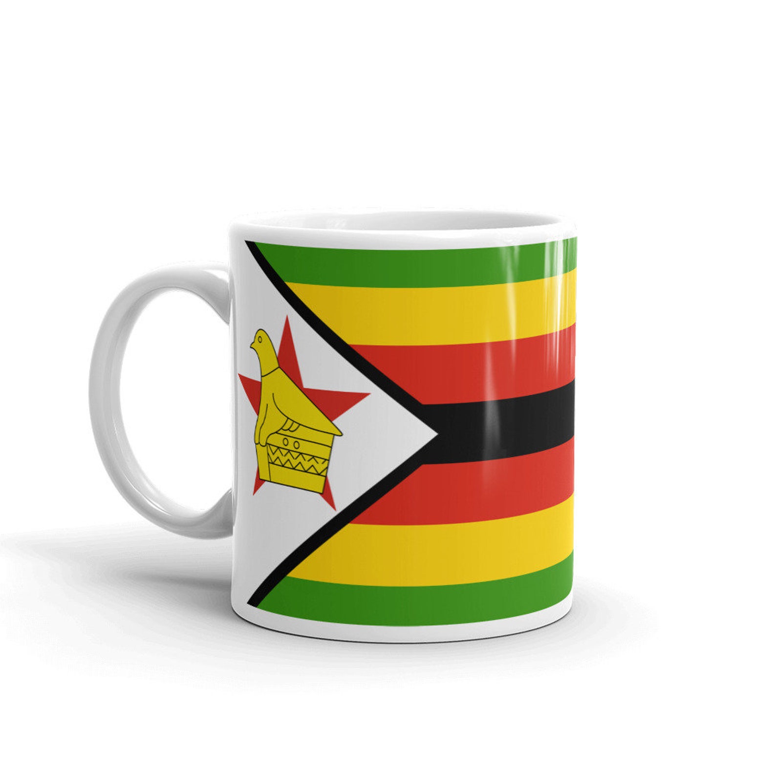 Zimbabwe Coffee Mug Zimbabwe Flag Zimbabwe Gift Mug Etsy