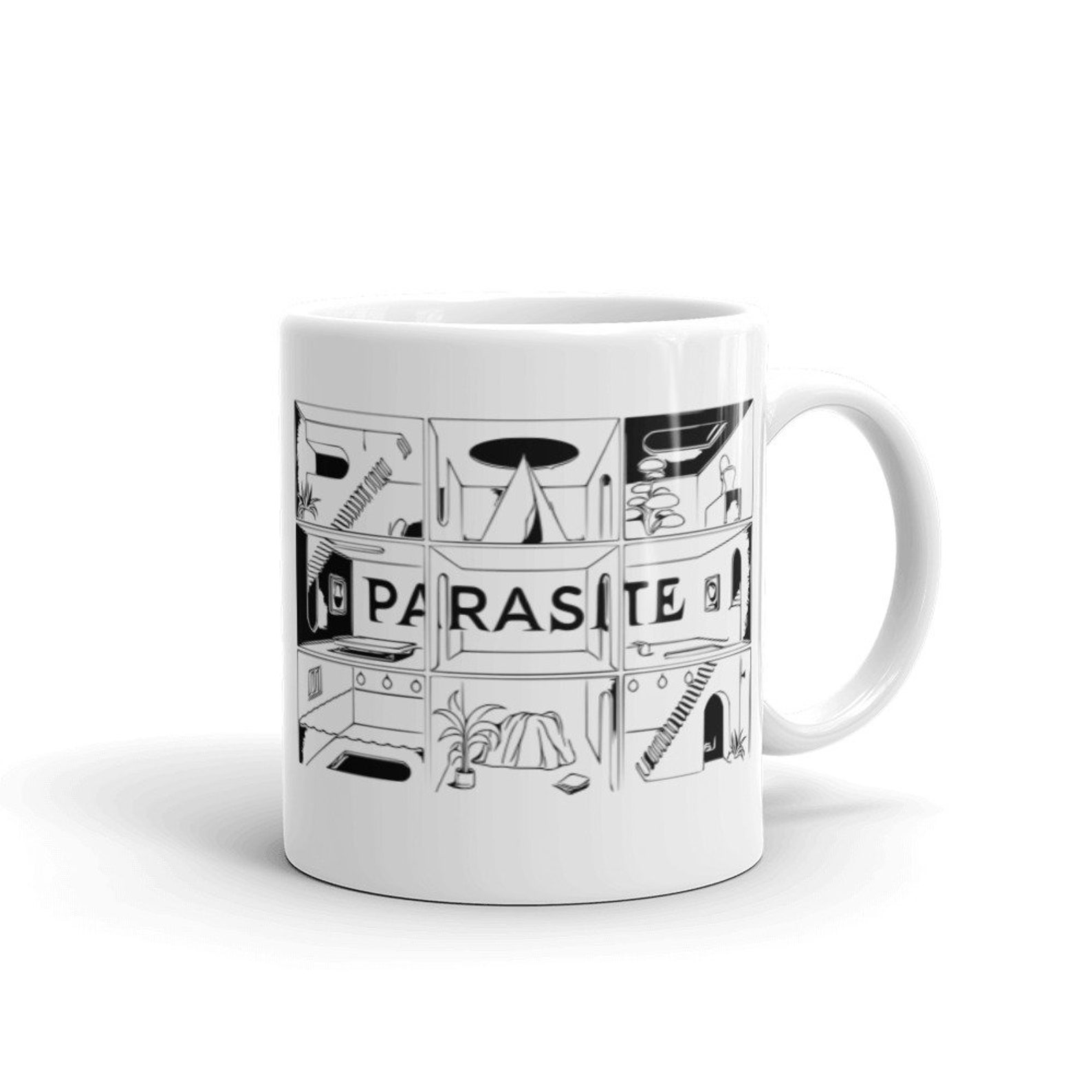 Parasite Movie Coffee Mug Oscar Award Mug Parasite Movie