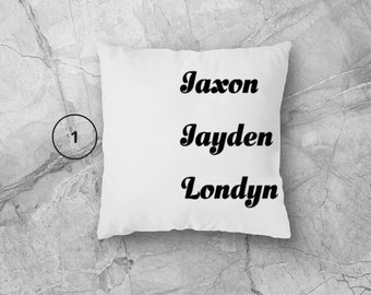 Christmas Gift Customized Throw Pillow, Couple Gift, Engagement Present