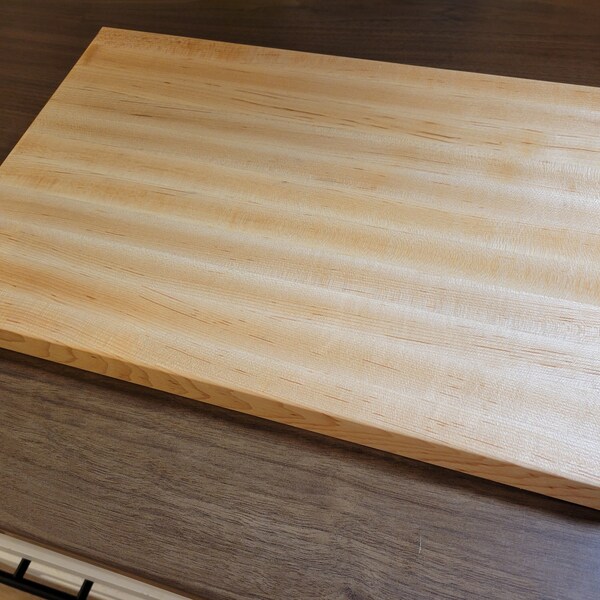 Maple Butcher Block Cutting Board Edge Grain 1.25" Thick