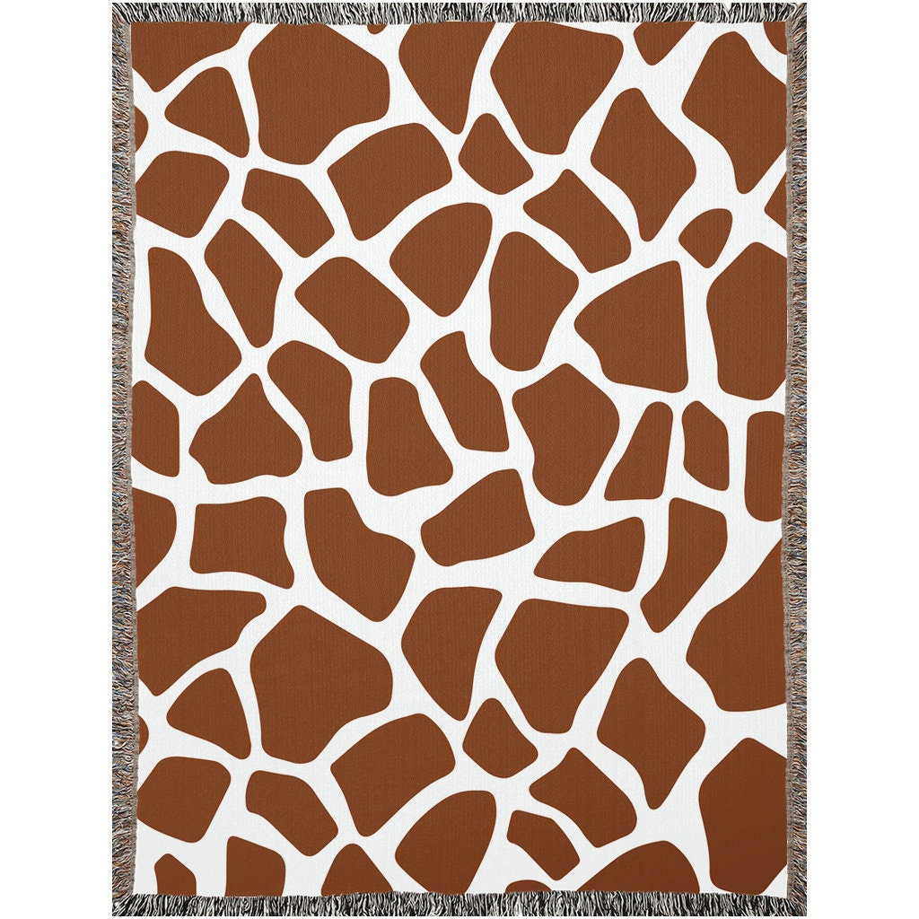 Giraffe Print Blanket Blanket Design Gift For Animal Lover Etsy