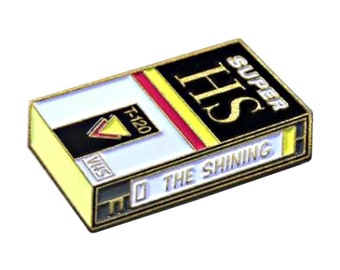 VHS the Shinning Pin for Movie Lovers and VHS fans, Gift for Filmmakers, Horror Film Fan, Gift for Movie Lovers, Stanley Kubrick Pin